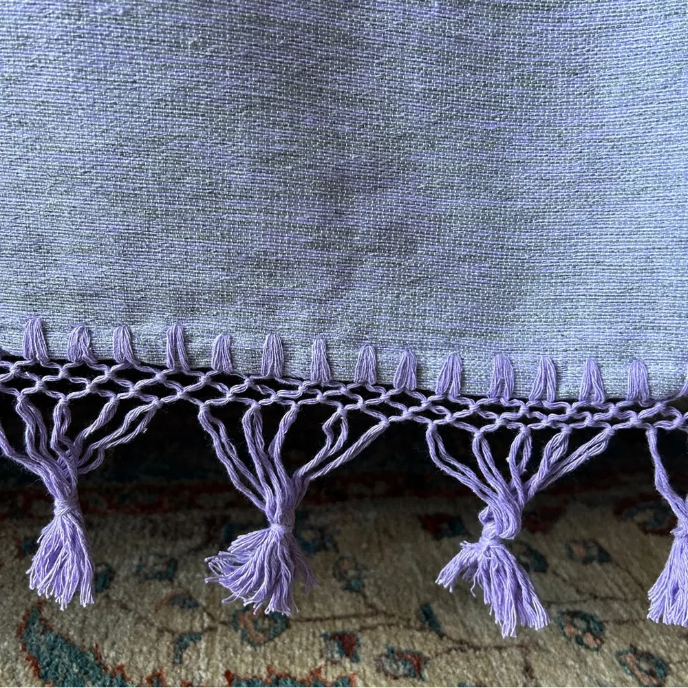 Hand loom Queen Size Cotton Bedspread.
